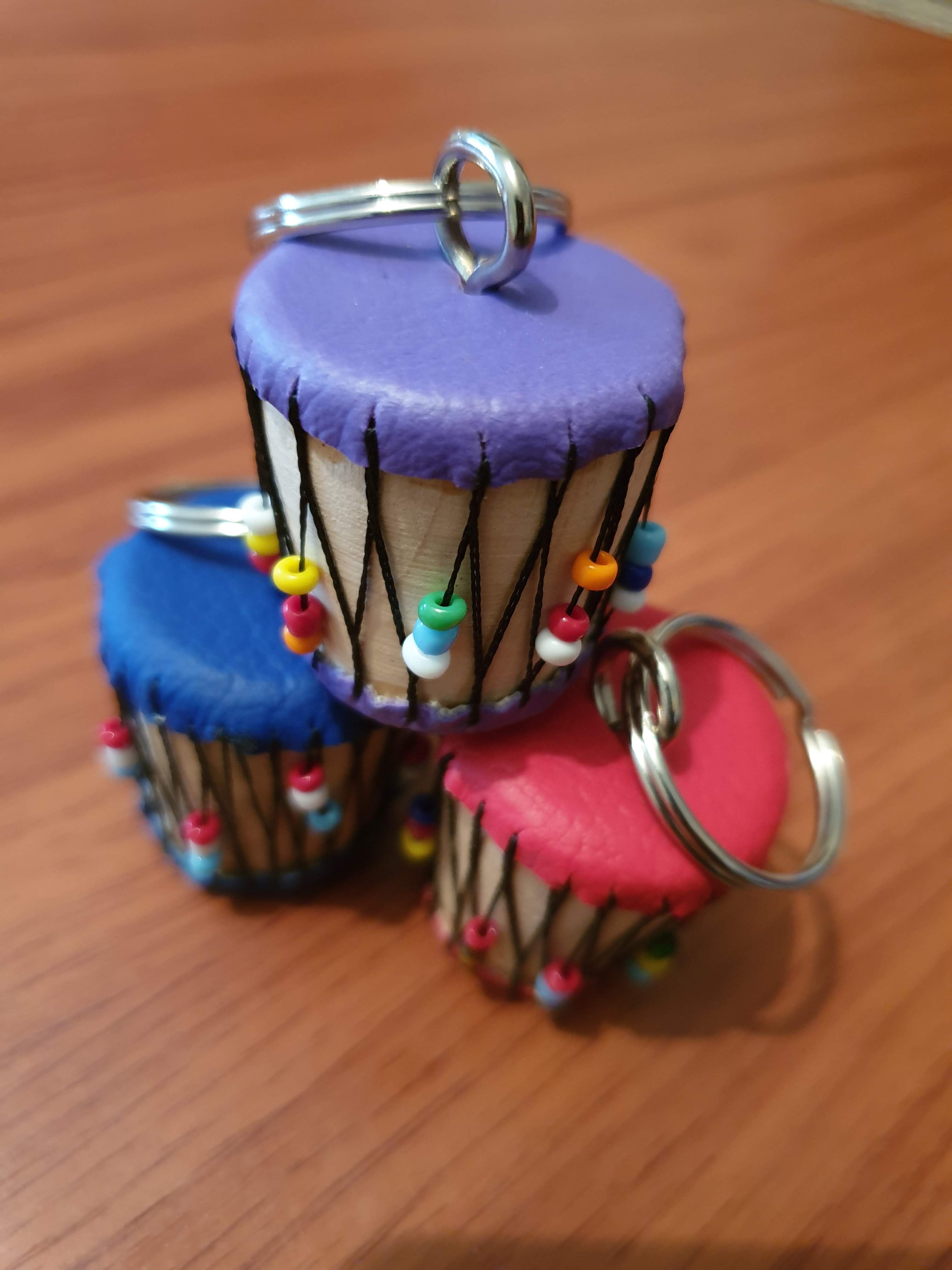 Drum keychain