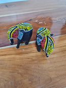 Twin Beaded Elephant