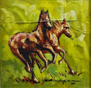 Two Running Horses by Kalejaiye.O.M