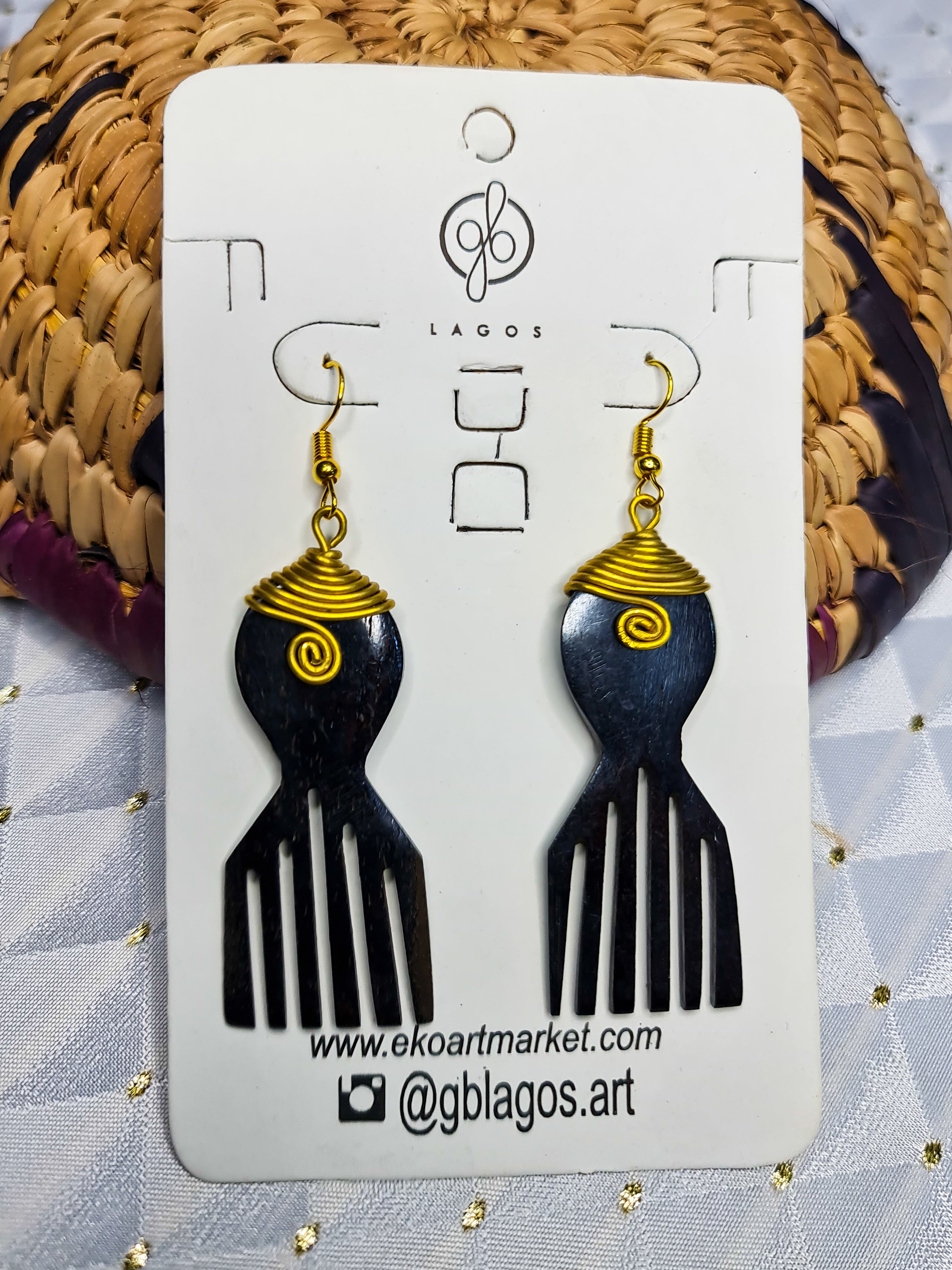 Wrapped Daufe  Earrings