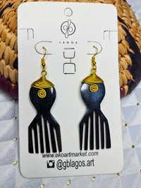 Wrapped Daufe  Earrings