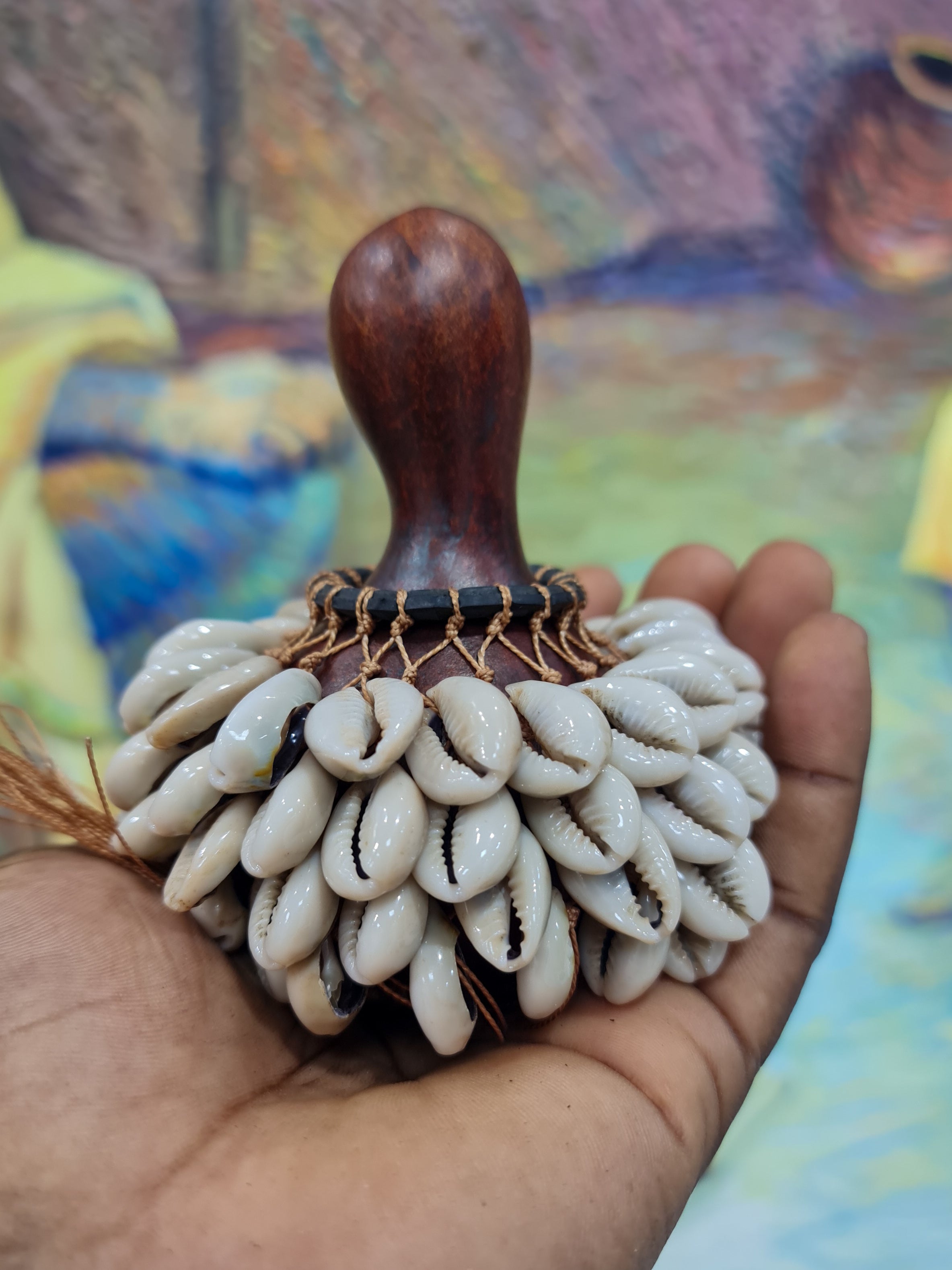 Mini Cowrie Shekere (Shaker)