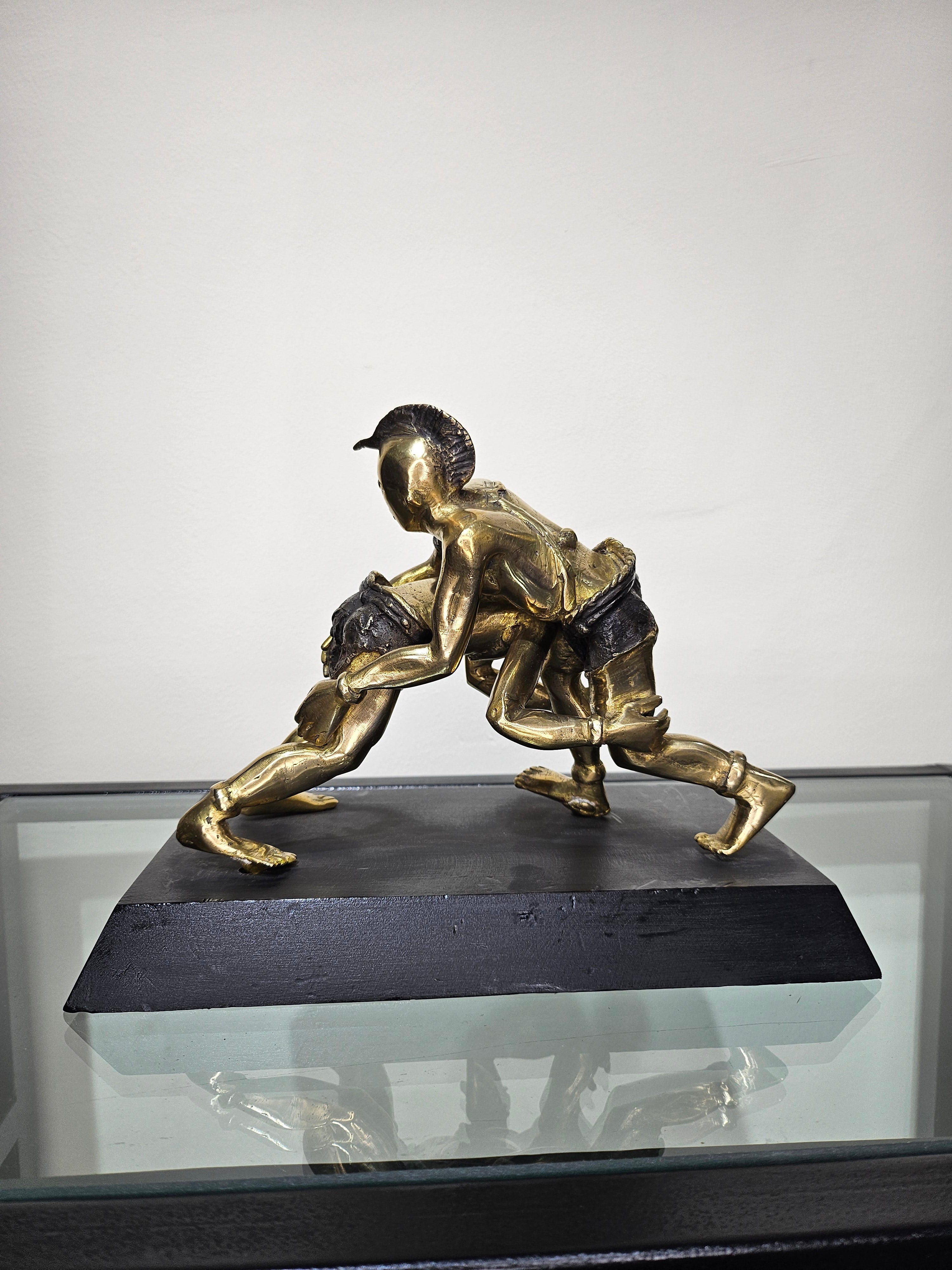 African Wrestlers (Bronze)