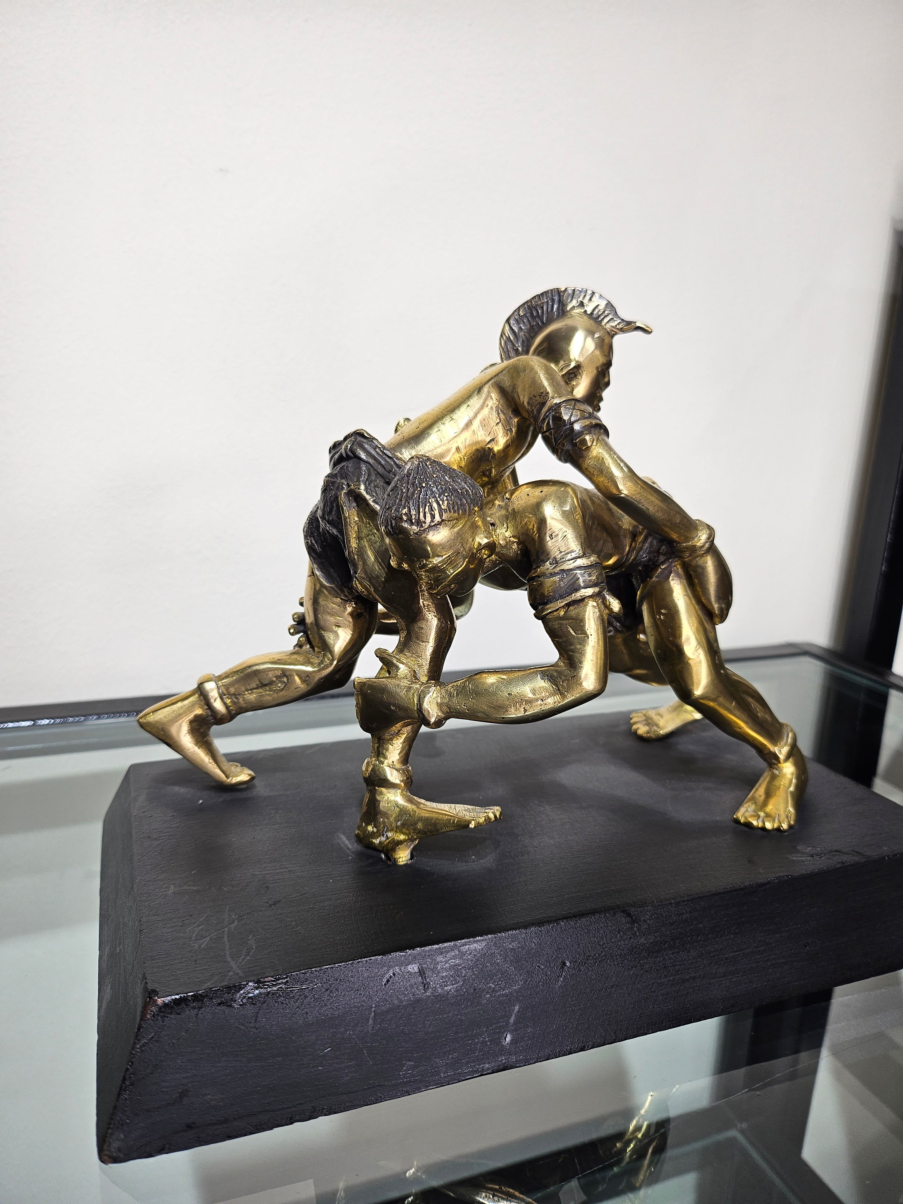 African Wrestlers (Bronze)