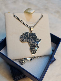 Map of Africa Necklace