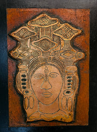 Kuini (Queen) 2014 by Bruce Onobrakpeya