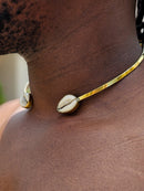 Brass x Cowrie Choker