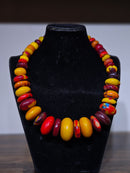 Oval shaped antique Baltic Amber Necklace