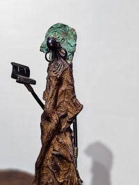 Whispers of Wisdom - Bronze Sculpture