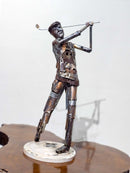 Male Pro Golfer-Metal Sculpture by Nwoga x GBLagos