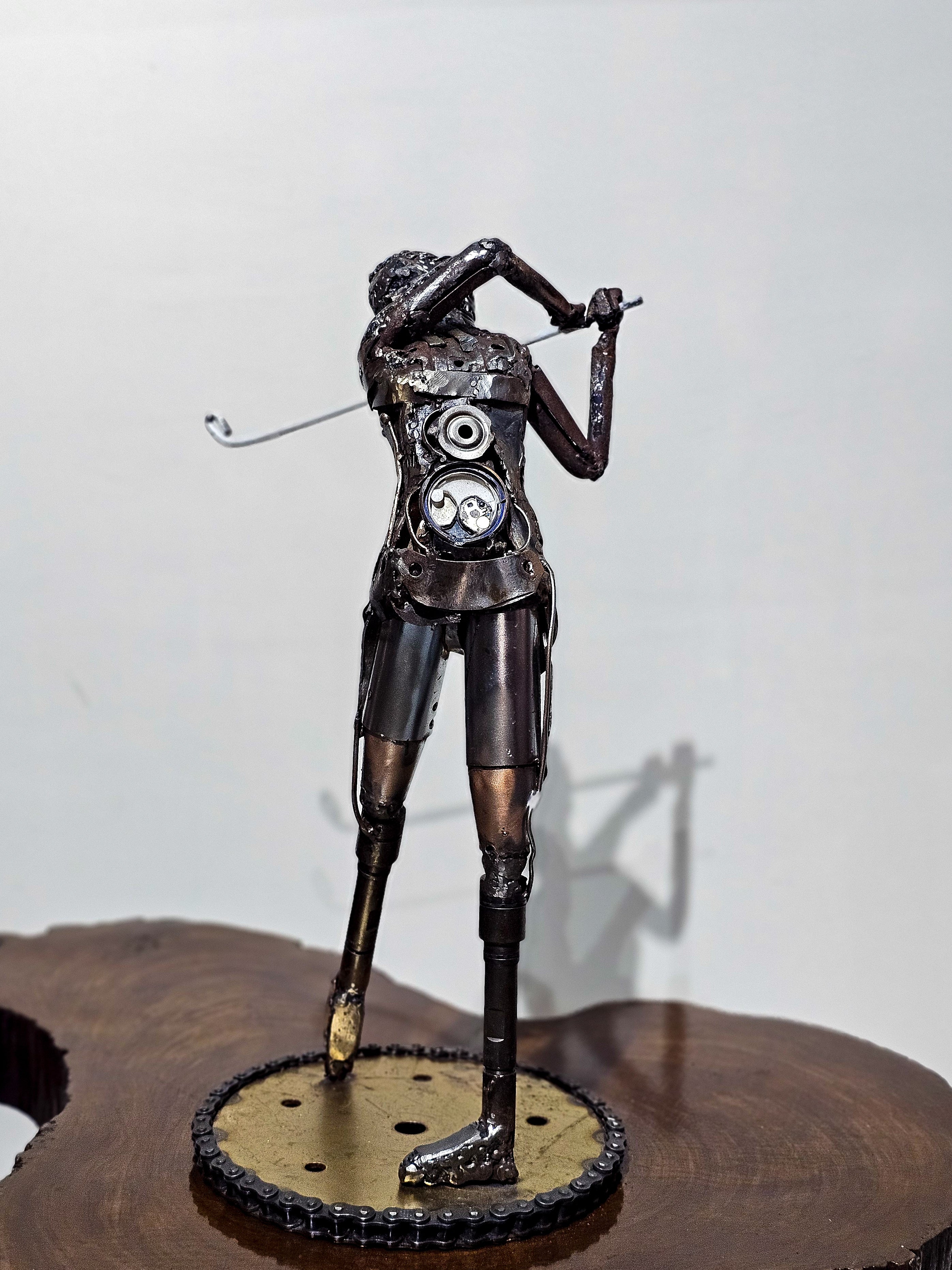 Female Pro Golfer-Metal Sculpture by Nwoga x GBLagos