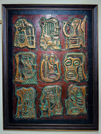 Travail of the Continent by Bruce Onobrakpeya, 1999