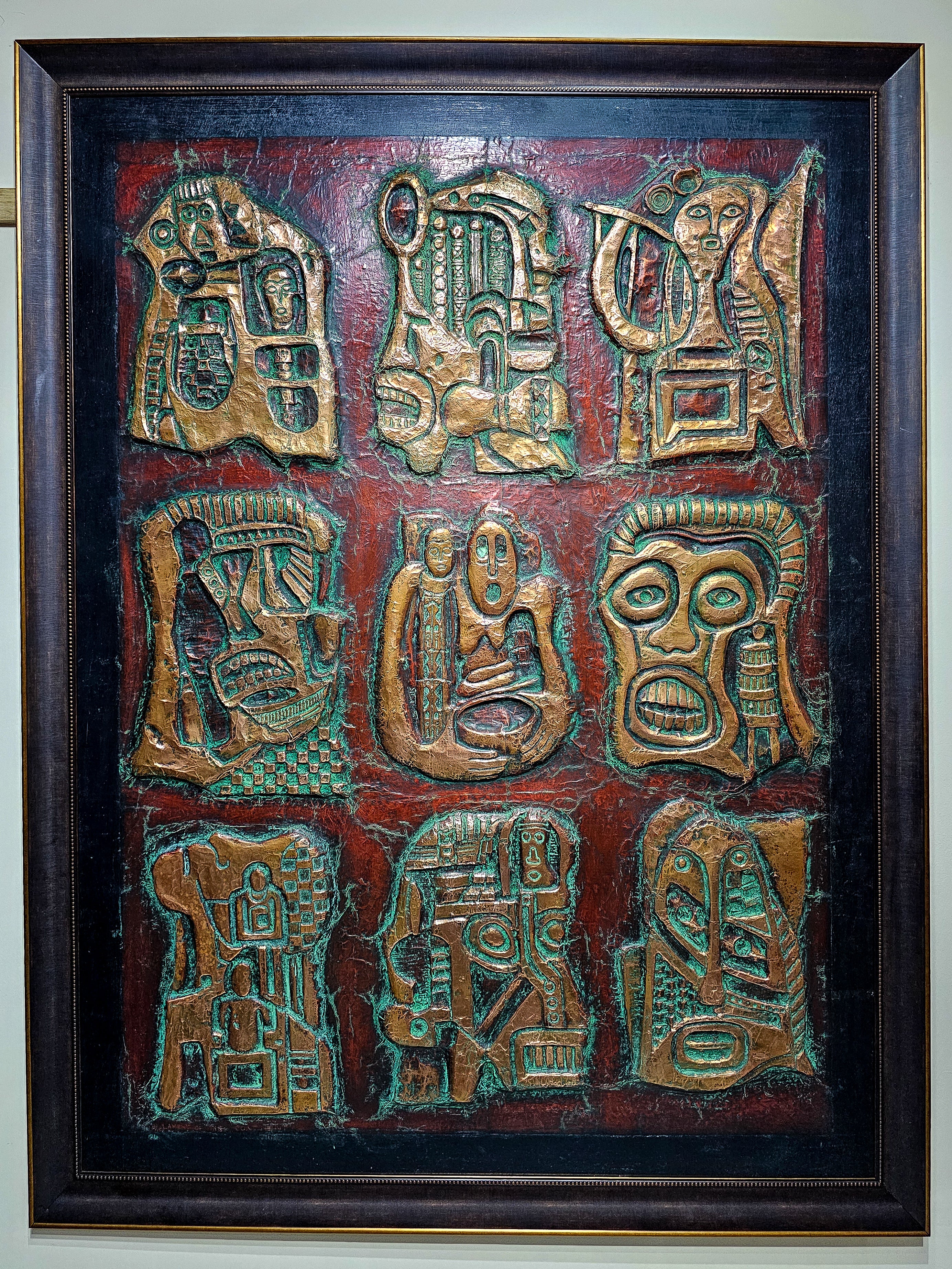 Travail of the Continent by Bruce Onobrakpeya, 1999