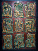 Travail of the Continent by Bruce Onobrakpeya, 1999