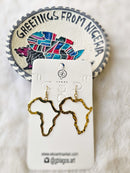 Map of Africa Outline Earrings