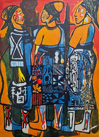 Have you heard III by Bruce Onobrakpeya, 2010