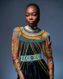 Multicolored Beaded Cape