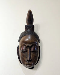 Antique Baule Mask from Ivory Coast 004