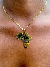 Map of Africa Necklace