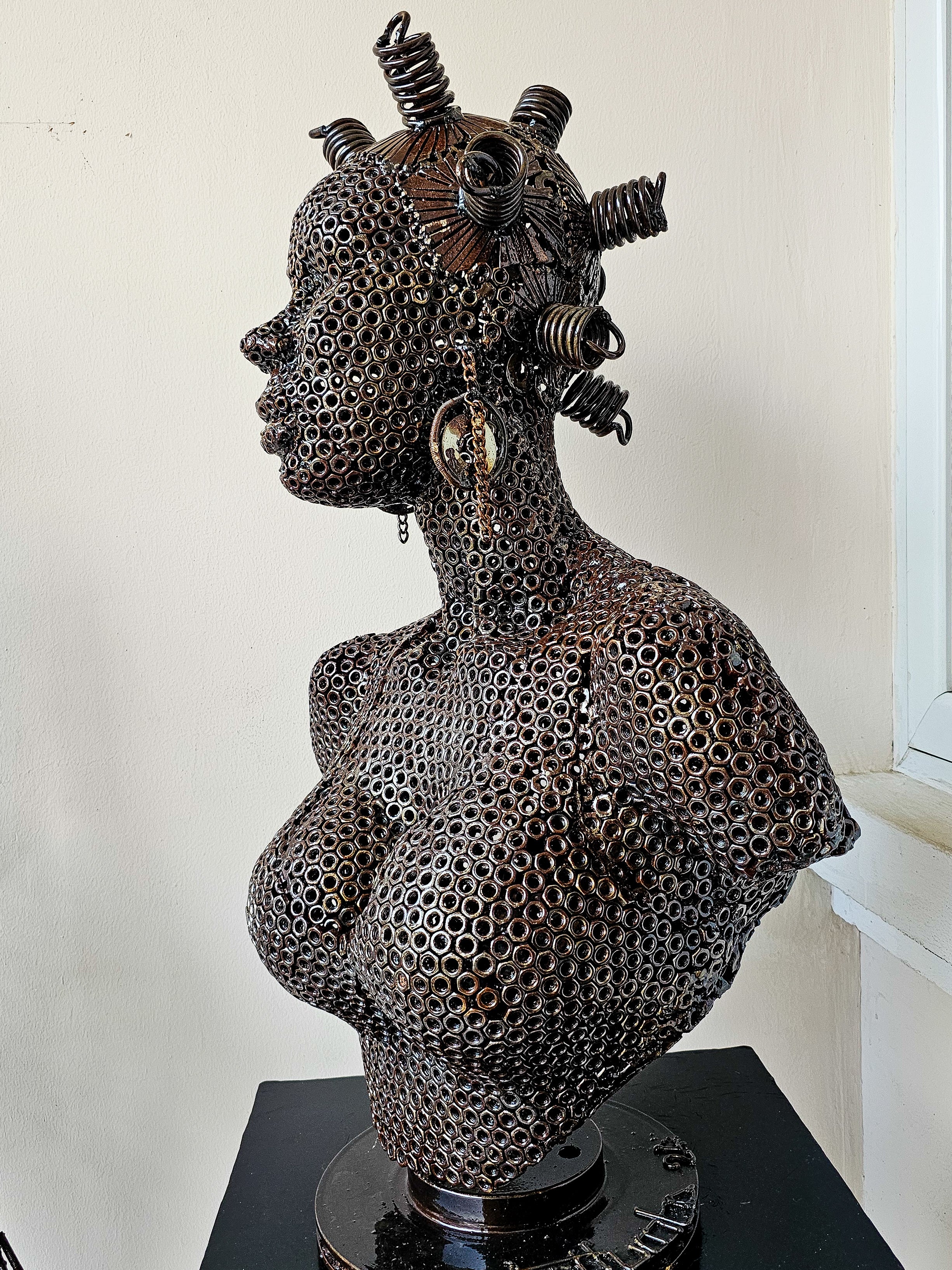 Nutu - Bust Sculpture of an African Lady