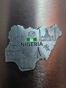 Map of Nigeria Fridge Magnets