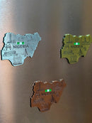 Map of Nigeria Fridge Magnets